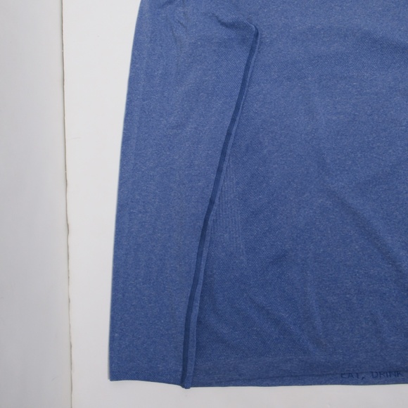 Lululemon Men's Metal Vent Tech Long Sleeve Heathered Harbor Blue Size XL - Picture 4 of 12